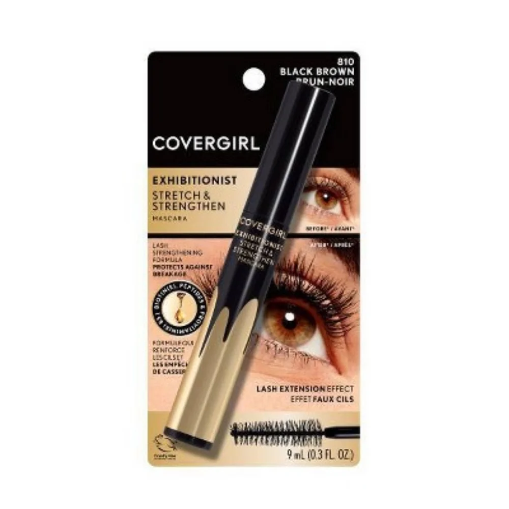 CoverGirl Exhibitionist Stretch & Strengthen Mascara, 810 Black Brown